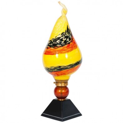Table Lamp in Murano Glass Multicolor, 1980s
