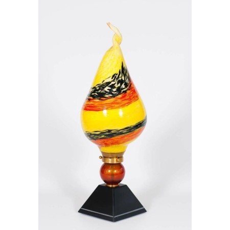 Table Lamp in Murano Glass Multicolor, 1980s