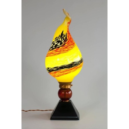 Table Lamp in Murano Glass Multicolor, 1980s