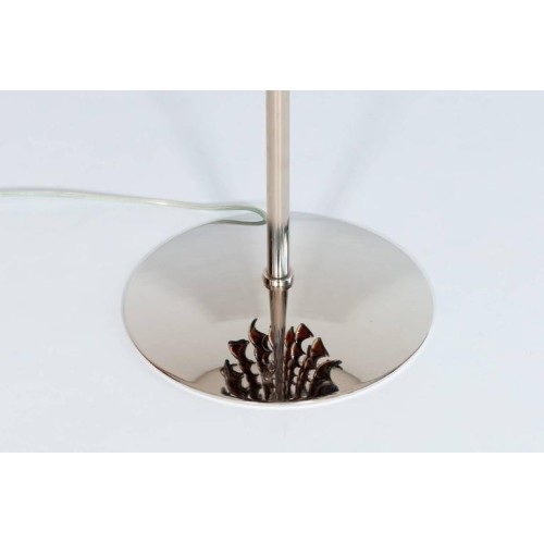 Floor Lamp in Brown Murano Glass 1980s