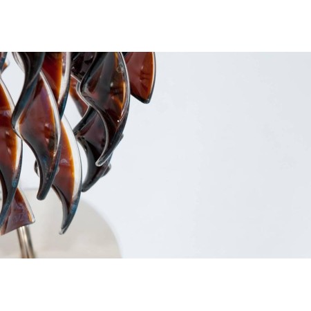 Floor Lamp in Brown Murano Glass 1980s