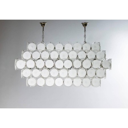 Italian Murano Glass Chandelier attributed to Mazzega, circa 1980s