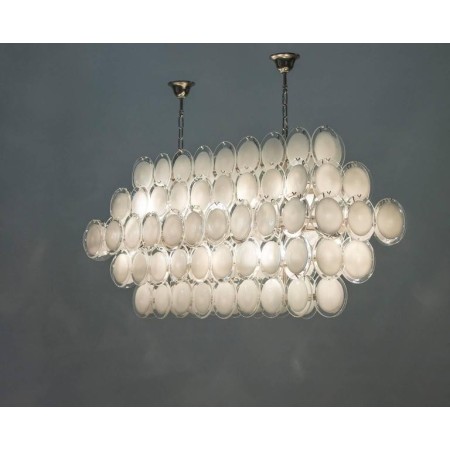 Italian Murano Glass Chandelier attributed to Mazzega, circa 1980s