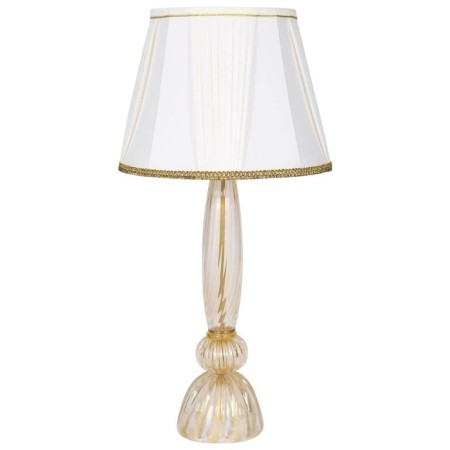 Gold Italian Table Lamp in Murano Glass, 1980s