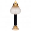 Straw-Yellow and 24-Karat Gold Italian Murano Glass Table Lamp
