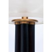 Italian Table Lamp in Murano Glass Straw-Yellow and 24-Karat Gold