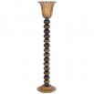 Italian Floor Lamp in Murano Glass pagliesco with iridescent 1980s *