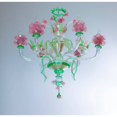 Italian "Flower" Chandelier, circa from 1990
