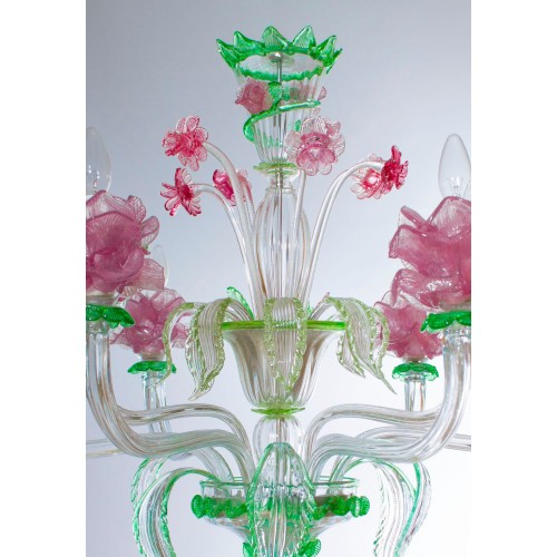 Italian "Flower" Chandelier, circa from 1990