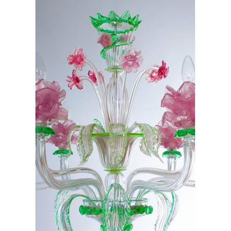 Italian "Flower" Chandelier, circa from 1990