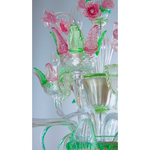 Italian "Flower" Chandelier, circa from 1990