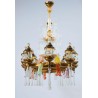 Italian "Country Festival" Chandelier, from, circa 1950s