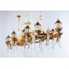 Italian "Country Festival" Chandelier, from, circa 1950s