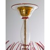 Red Italian chandelier, circa 1990's