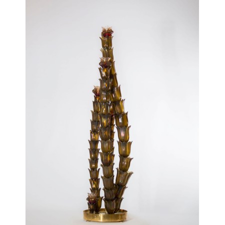 Cactus Floor Lamp in the Style of Napoleone Martinuzzi, circa 1950s
