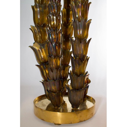 Cactus Floor Lamp in the Style of Napoleone Martinuzzi, circa 1950s