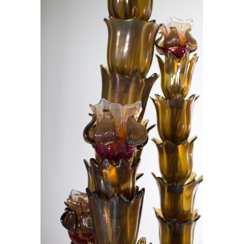 Cactus Floor Lamp in the Style of Napoleone Martinuzzi, circa 1950s