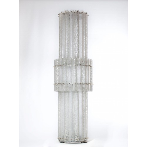 Pair of Italian Floor Lamps Attributed to Mazzega, circa 1970s