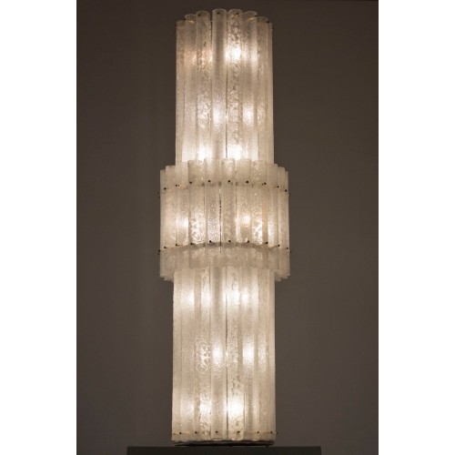 Pair of Italian Floor Lamps Attributed to Mazzega, circa 1970s