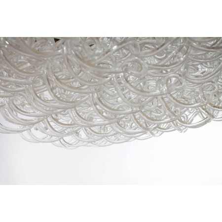 Italian "Cesta" Chandelier Attributed to Vistosi, circa 1980s