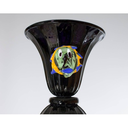 Pair of Italian Chandeliers with "Picasso Sculpture" in Cenedese Style