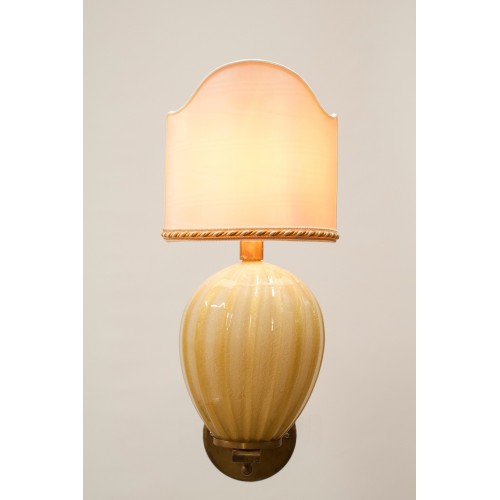 Italian pair of sconces, attributed to Barovier & Toso circa 1950s