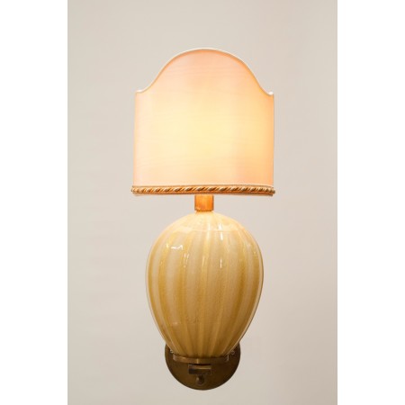 Italian pair of sconces, attributed to Barovier & Toso circa 1950s