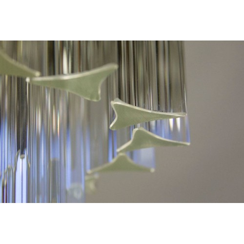 Pair of Italian Chandeliers Attributed to Camer Glass, circa 1960s