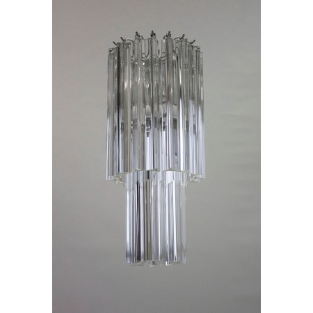 Pair of Italian Chandeliers Attributed to Camer Glass, circa 1960s