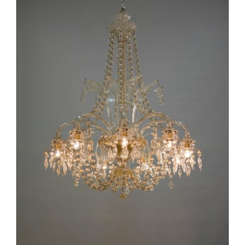 Handcrafted Murano Glass chandelier with small...