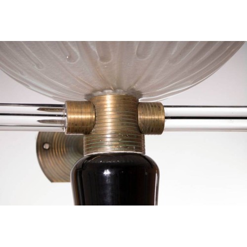 Pair of Italian Sconces, Attributed to Camer Glass, circa 1960s