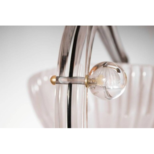 Pair of Italian Sconces, Attributed to Camer Glass, circa 1960s