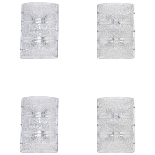 Italian Mid-Century Sconces, Attributed to Camer Glass, circa 1970s