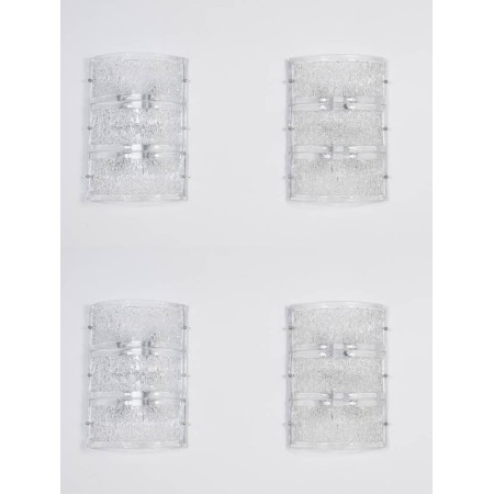 Italian Mid-Century Sconces, Attributed to Camer Glass, circa 1970s