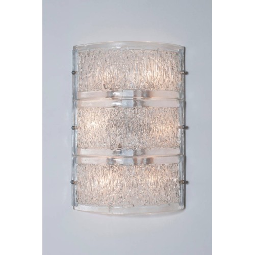 Italian Mid-Century Sconces, Attributed to Camer Glass, circa 1970s