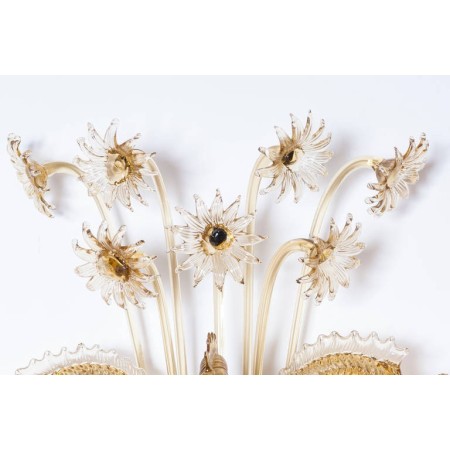 Murano Sconce in the Style of Galliano Ferro, circa 1930s
