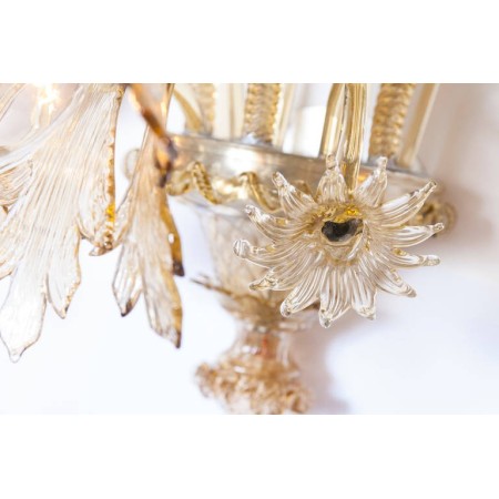 Murano Sconce in the Style of Galliano Ferro, circa 1930s