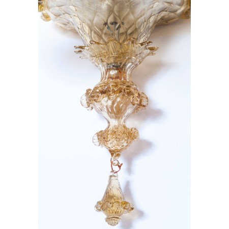Murano Sconce in the Style of Galliano Ferro, circa 1930s