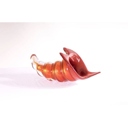 Amazing Italian Murano Cornucopia Designed by Romano Donà