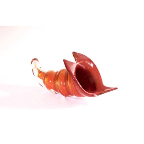 Amazing Italian Murano Cornucopia Designed by Romano Donà