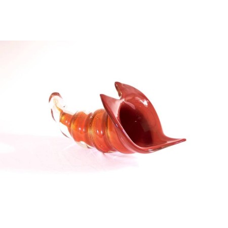 Amazing Italian Murano Cornucopia Designed by Romano Donà