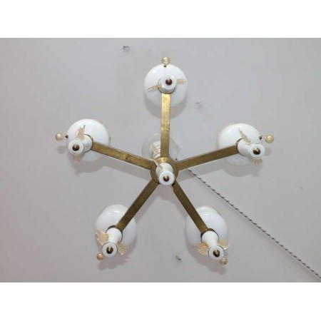 Murano Chandelier, Signed De Majo