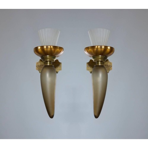 Pair of Italian Sconces, circa 1950s