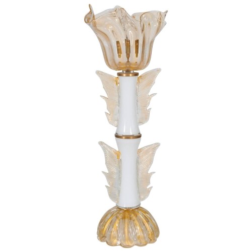 Italian Murano Gold Table Lamp, circa 1950s