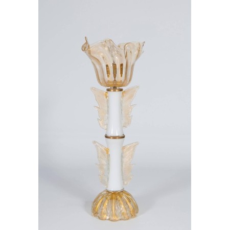 Italian Murano Gold Table Lamp, circa 1950s