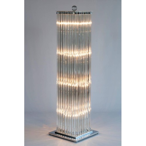 Italian Murano Glass Floor Lamp, circa 1980s