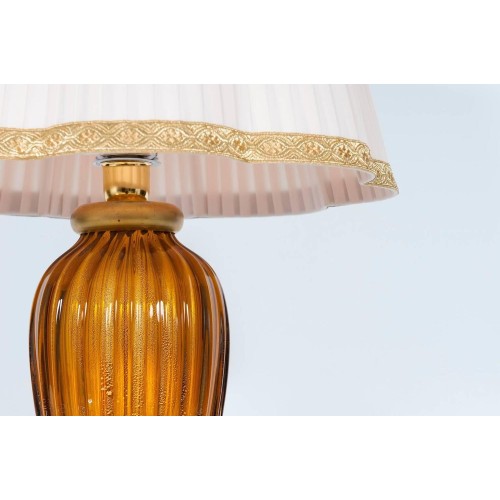 Italian Murano Table Lamp, Signed by Gabbiani, circa 1970s