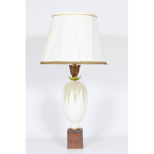 Italian Murano Table Lamp Cactus Sculpture, circa 2010s